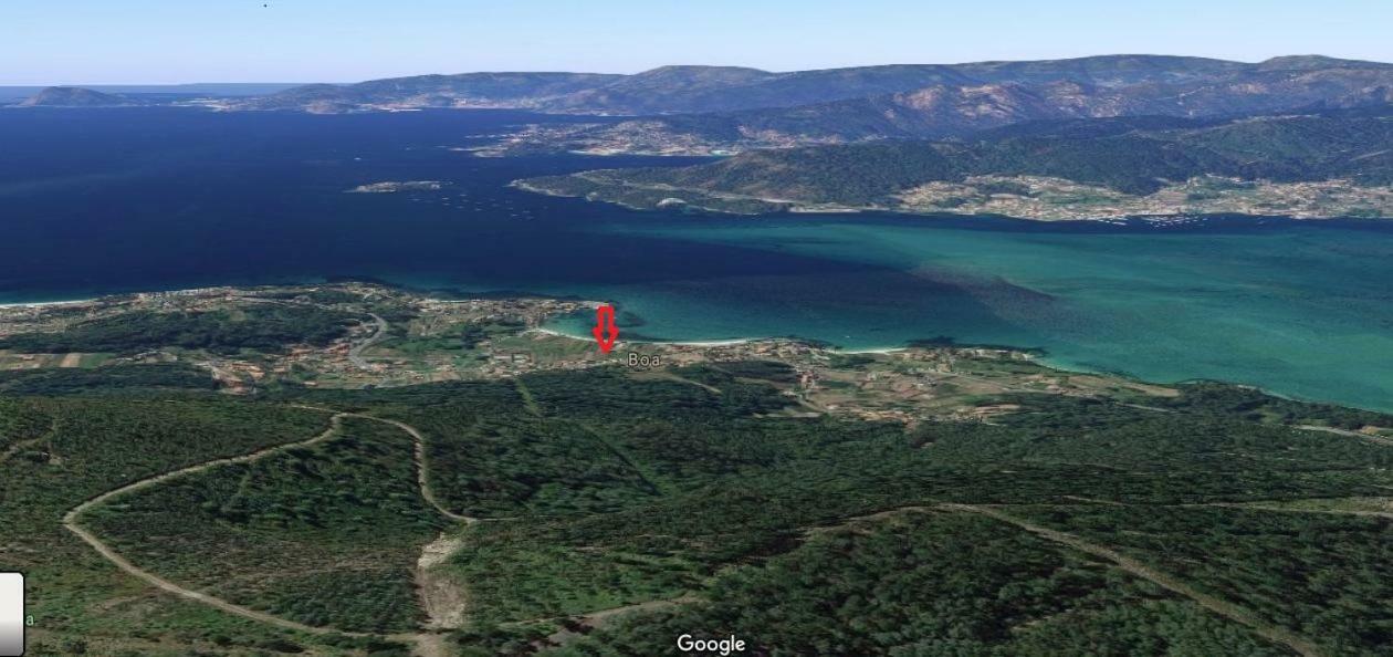 Apartamento Playa A 20 Minutos De Santiago Noia Luaran gambar